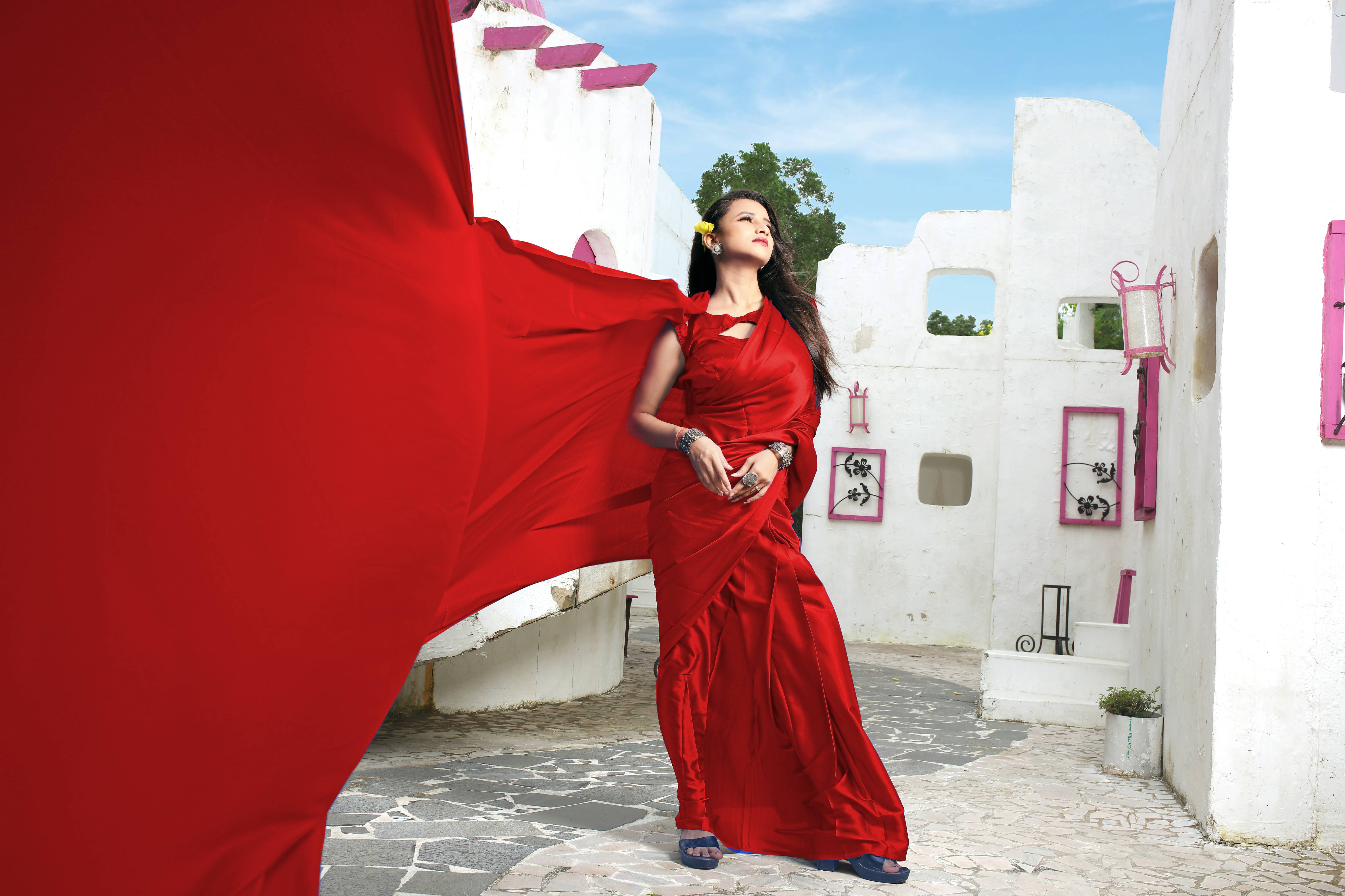 Reception Saree Look For Bride 2023 By Anaya Designer Studio